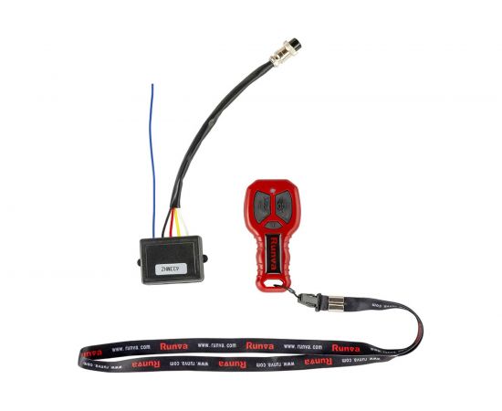 Электрическая лебёдка RUNVA 12V 3500A lbs 1588 кг синтетический трос EWP3500ASR – изображение 8