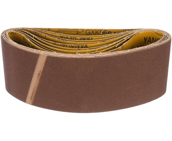 Лента шлифовальная (10 шт; 100х610 мм; P120) ПРАКТИКА 037-947 