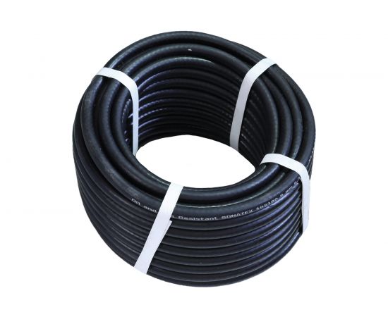 Шланг гладкий маслобензостойкий (8х15 мм; 0.63 МПа; 30 м) Sonatex 102180 