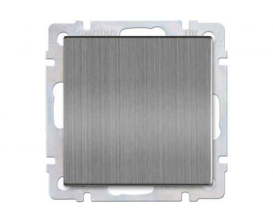 Выключатель Smartbuy 1-клавишный 10А серый никель Нептун SBE-05gn-10-SW1-0 