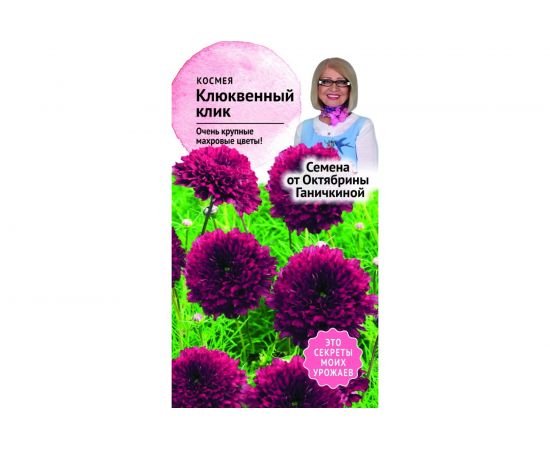 Семена ОКТЯБРИНА ГАНИЧКИНА Космея Клюквенный клик 0.1 г 119249 