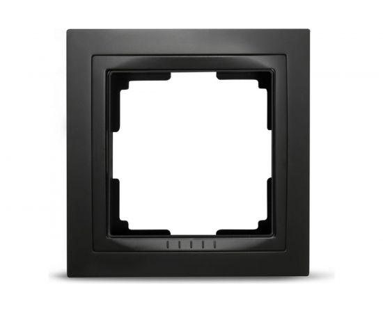 Рамка Smartbuy 1-местная пластик черная Нептун SBE-05b-Plastic-FR-1 