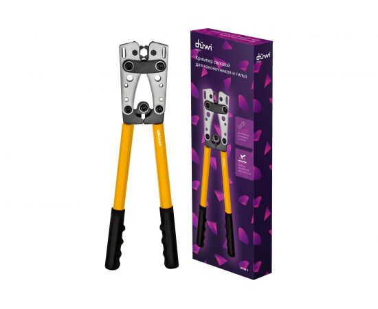 Силовой кримпер для наконечников и гильз duwi 6-50 мм2, PROFI 26123 0 – изображение 2