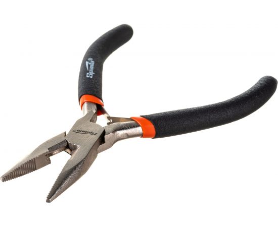 Длинногубцы 130 мм, никелированные, прямые, авторазжим SPARTA Mini 17820 – изображение 2