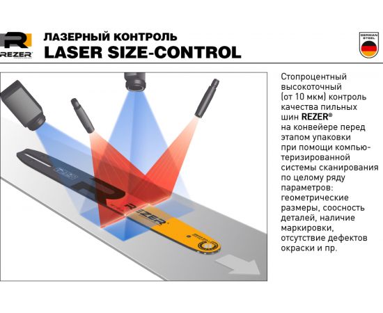Шина сварная (45 см; 1.5 мм; 0.325") для бензопил Carver 45-18, Forward, Patriot, BGT 18 Rezer 455 L 8 F – изображение 2