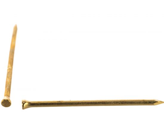 Закаленный финишный гвоздь ЕВРОПАРТНЕР латунир. 1,4х30 180шт. 13 0604 5 – изображение 2