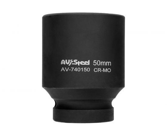 Головка ударная шестигранная удлиненная (50 мм; 1DR) AV Steel AV-740150 – изображение 2
