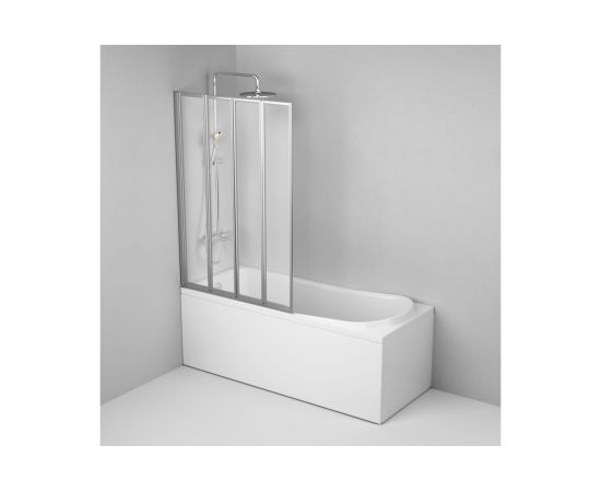 Шторка на борт ванны AM.PM Like 100х140, поворотно-складная W80BS-100-140CT – изображение 2