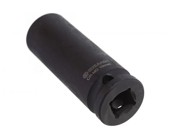 Головка торцевая глубокая ударная (19 мм; 1/2; Cr-Mo) КОБАЛЬТ 642-319 – изображение 2