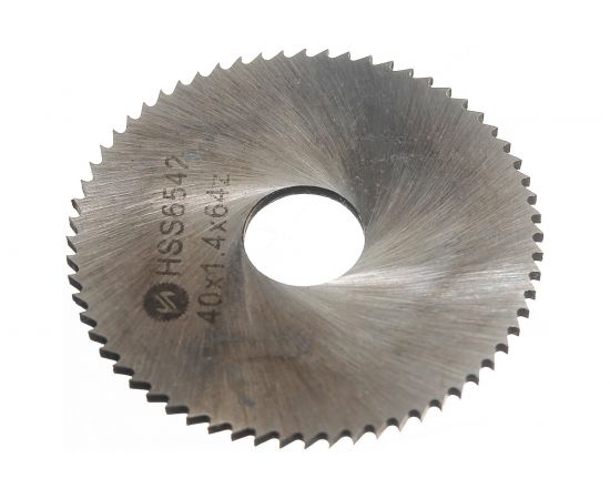 Фреза отрезная (40х1.4х10 мм; Z=64; DIN 1837) ИНСТУЛС 00001177818 – изображение 2