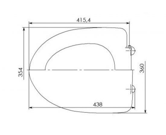 Сиденье для унитаза Уклад Версия, СУ 69.01.00 194475 – изображение 2