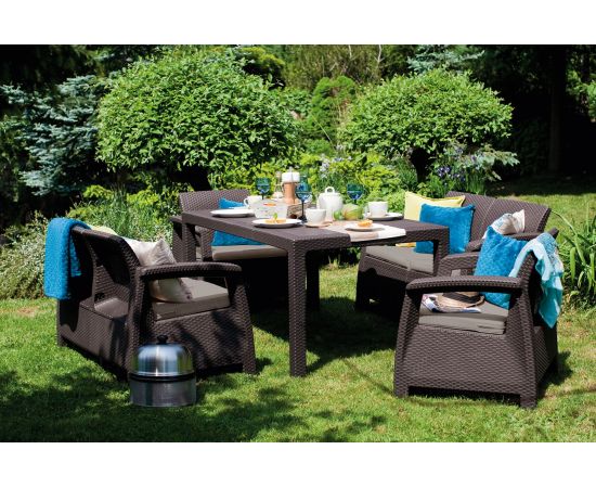 Комплект мебели Keter Corfu fiesta set коричневый 223230 – изображение 2