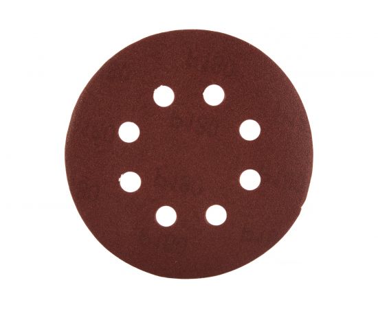 Круг шлифовальный на липкой основе (25 шт; 125 мм; Р180) ПРАКТИКА 034-199 – изображение 2