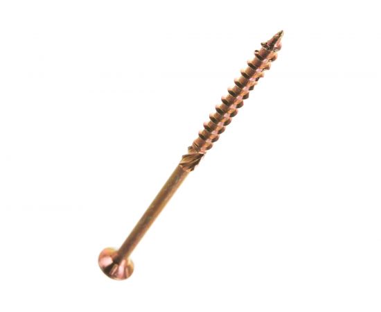 Шуруп Rusconnect CS 05090 с/нарез. д/дерева, потай, 5х90, 200 шт. Желтый цинк 310509i – изображение 3