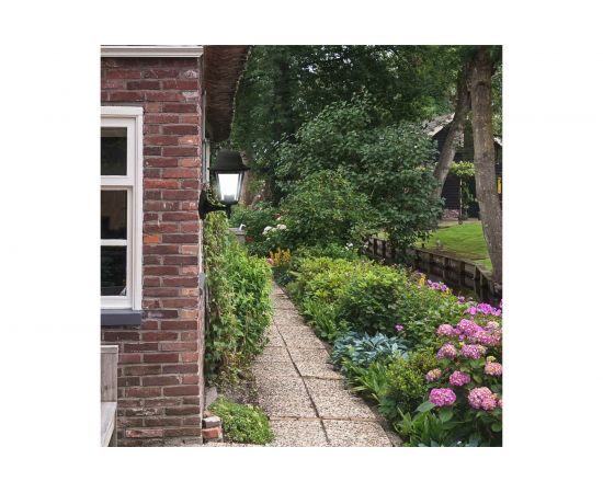 Настенный светильник-фонарь APEYRON, 4-хгранный, матовое стекло, черный 11-11 – изображение 3