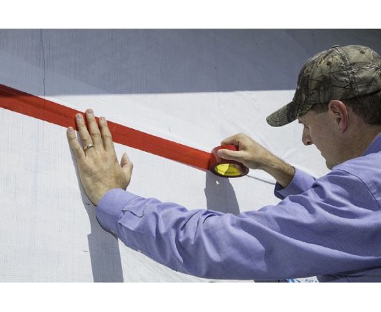 Лента односторонняя для гидроизоляции 3М 8087CW, красная, 60 мм x 50 м 7010379551 – изображение 3