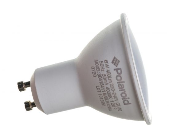 Светодиодная лампа Polaroid 220V GU10 6W 4000K GU10 450lm PL-GU1064 – изображение 3
