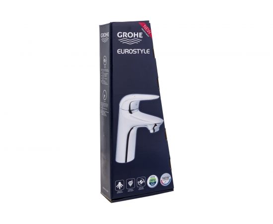 Смеситель для раковины Grohe Eurostyle 2015 Solid гладкий корпус S-Size 23715003 – изображение 3