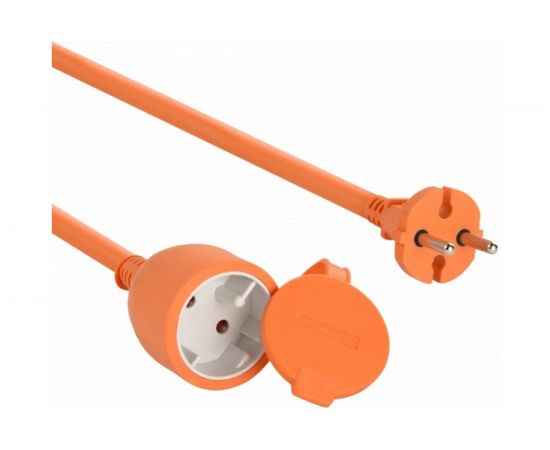 Удлинитель-шнур с 1-й розеткой с заземлением Electraline, с защитой от детей 10м 01640 – изображение 3