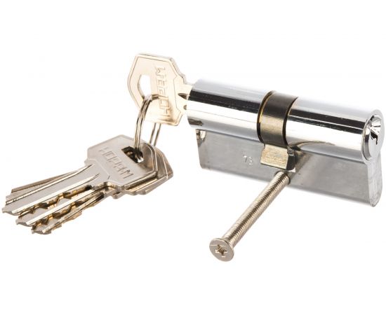 Цилиндровый механизм НОРА-М ЛУ-60 30-30 хром Х 5319 – изображение 5