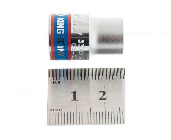 Торцевая стандартная двенадцатигранная головка 3/8", 10мм KING TONY 333010M – изображение 5