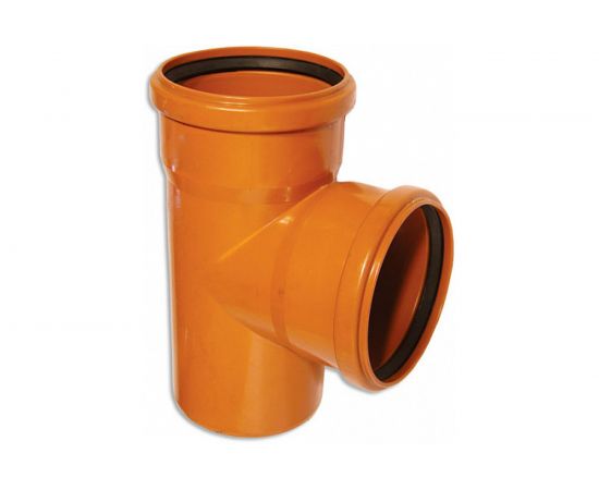 Канализационный тройник АТЛАС ПЛАСТ 90 градусов DN 110 нар. SPNCT90110110 