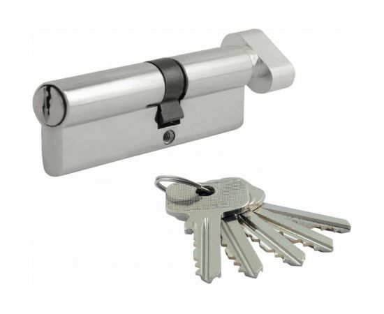 Цилиндровый механизм НОРА-М ЕСО Z ЛВ-80 45-35 хром Х 16097 
