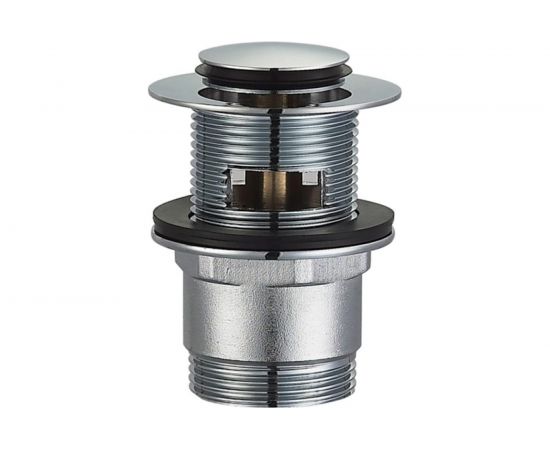 Выпуск для раковины ORE W114PS с переливом, 11/4, нажимной, пробка 37 мм, металл 7079988607344 