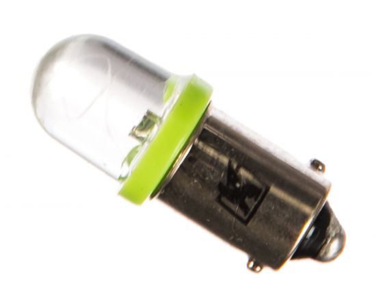 Светодиодная лампа KRAFT T4W BA9s 12v Green KT 700069 