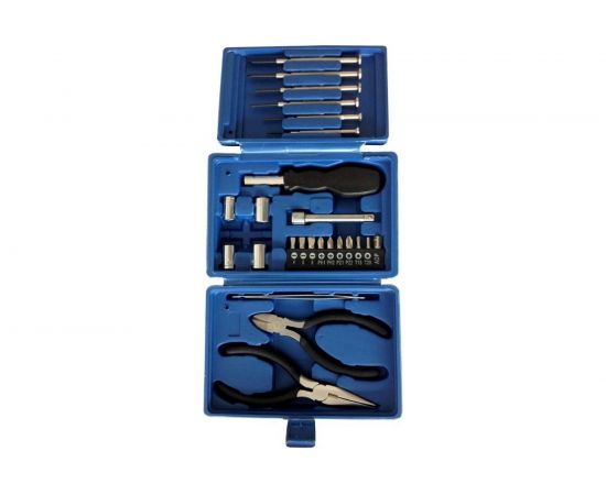 Набор инструментов 26 предметов (164x49x107 мм, синий) Stinger W0414 