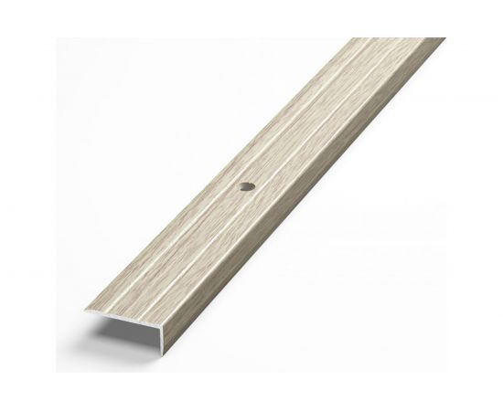 Порог угловой алюминиевый декоративный (24х10 мм, 1,8 м, Дуб беленый) ЛУКА УТ000003291 