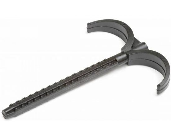 Крюковой двойной дюбель REHAU RAUTITAN DN-10-32 черный, для 2 труб в изоляции 12657091001 