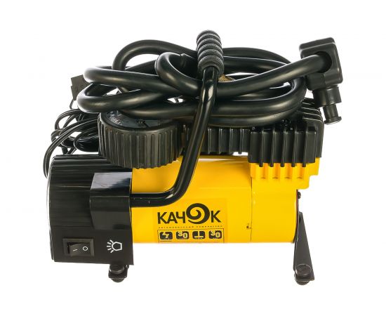 Автомобильный портативный компрессор Качок К50 LED 