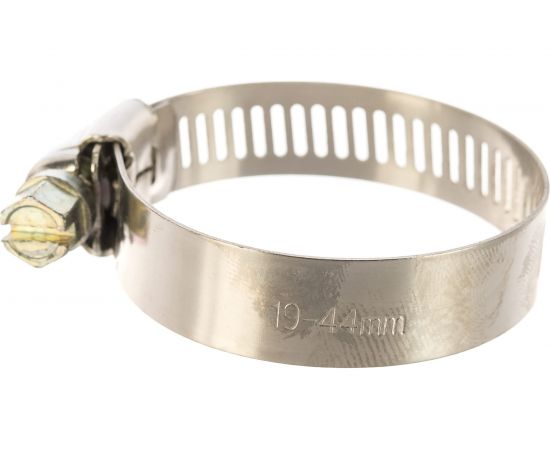 Хомуты Зубр ЭКСПЕРТ нержавеющая сталь, просечная лента 12 мм, 19-44 мм, 4 шт 37815-019-44-4 – изображение 2