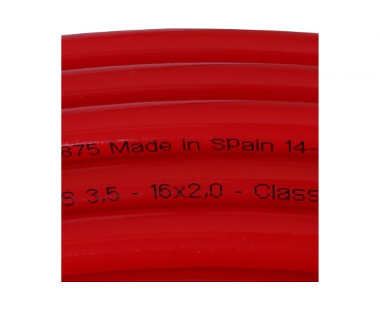 Труба из сшитого полиэтилена с кислородным слоем STOUT PEX-a 16х2,0 бухта 500 м красная SPX-0002-501620 – изображение 2