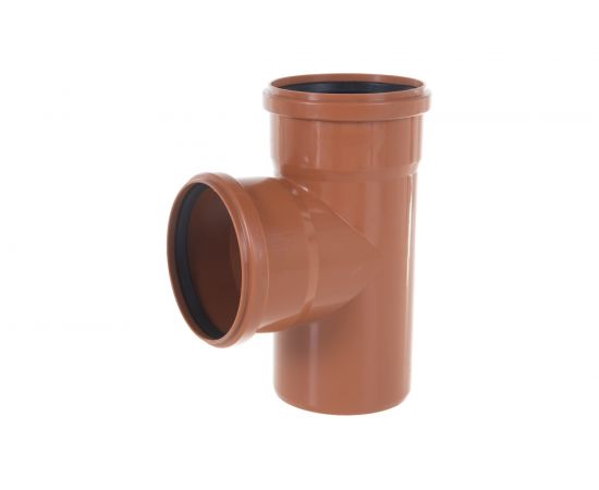 Канализационный тройник АТЛАС ПЛАСТ 90 градусов DN 110 нар. SPNCT90110110 – изображение 2