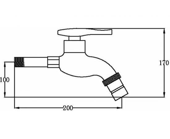 Смеситель Ростовская мануфактура сантехники SL79-270 водоразборный SL79-270 – изображение 2