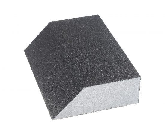 Губка шлифовальная МАСТЕР (100х68х42х26 мм; Р80) Зубр 35613-080 – изображение 2
