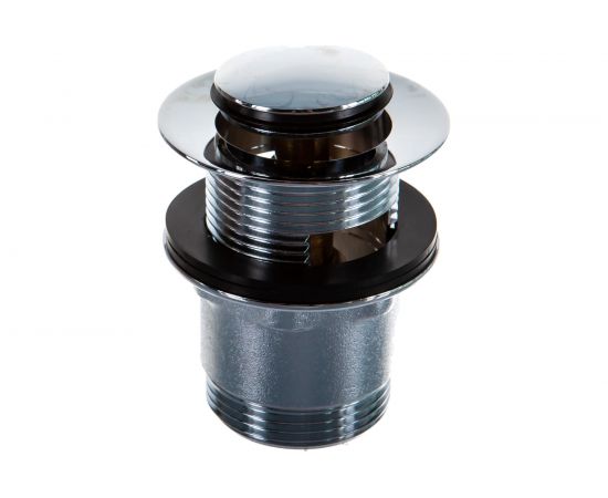 Выпуск для раковины ORE W114PS с переливом, 11/4, нажимной, пробка 37 мм, металл 7079988607344 – изображение 2