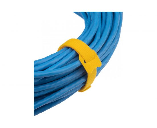 Набор многоразовых хомутов-стяжек на липучке REXANT 310х16 мм, цветная, упаковка 12 шт 07-7310 – изображение 3