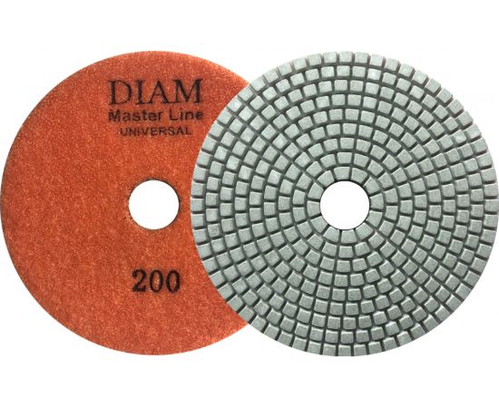 Круг алмазный гибкий шлифовальный АГШК Master Line Universal №200 (125х2.5 мм) DIAM 000645 – изображение 3