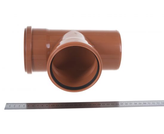 Канализационный тройник АТЛАС ПЛАСТ 90 градусов DN 110 нар. SPNCT90110110 – изображение 4