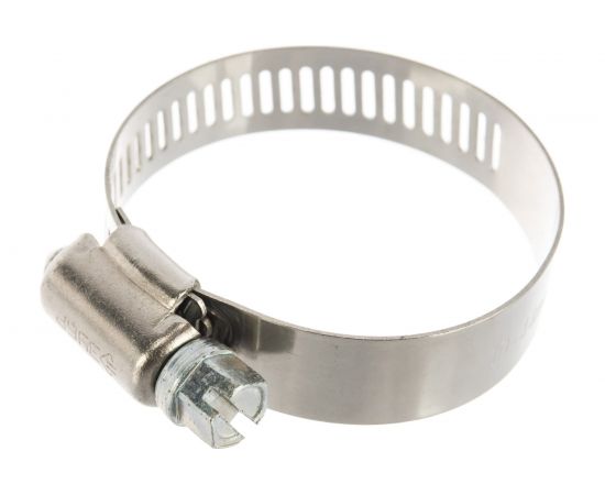 Хомуты Зубр ЭКСПЕРТ нержавеющая сталь, просечная лента 12 мм, 19-44 мм, 4 шт 37815-019-44-4 – изображение 4