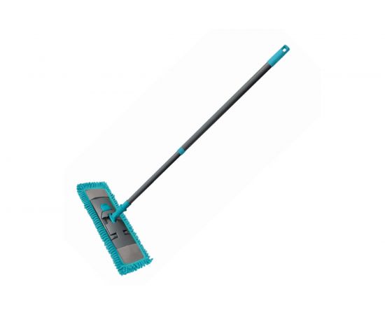 Швабра с флаундером YORK Salsa 40 см, телескопический черенок 130 см, еврорезьба, МОП микрофибра 081300 – изображение 5