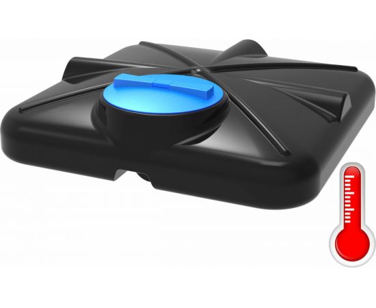 Бак для душа РОСА с крышкой и подогревом POLIMER GROUP 200 л DRS200S112 – изображение 5