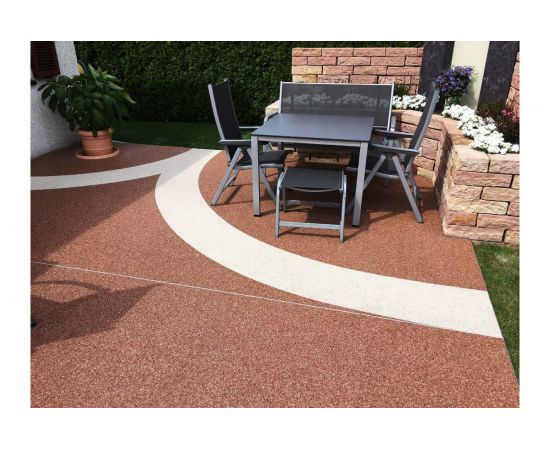 Каменный ковер - декоративное покрытие Kitstone цвет Bordo 1810122 – изображение 6