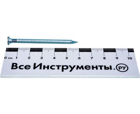 Ершеные гвозди с конической головкой ЗУБР, оцинкованные, 60 х 4.0 мм, 5 кг, (примерно 830 шт.) 305160-40-060 – изображение 6