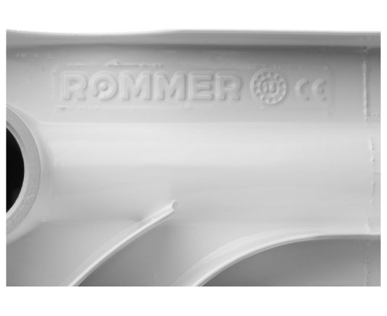 Алюминиевый радиатор ROMMER Optima 500 10 секций RAL9016 89559 – изображение 9