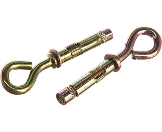 Анкерный болт с кольцом Зубр 8 x 40 мм, 60 шт, желтопассивированный, Профессионал 302392-08-040 