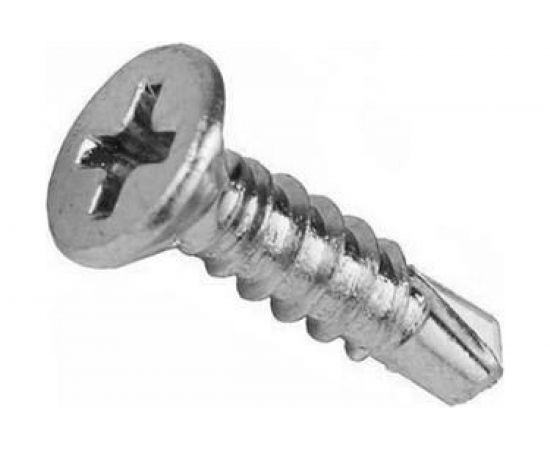 Оконный саморез Метизный двор 3,9x13 сверло, белый, 20 шт. 4690441018397 